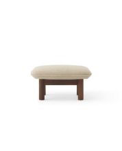 Billede af Audo Copenhagen Brasilia Ottoman H: 40 cm - Walnut/Bouclé 02  