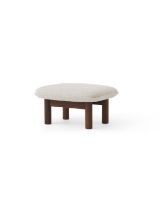 Billede af Audo Copenhagen Brasilia Ottoman H: 40 cm - Walnut/Moss 0011