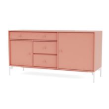 Billede af Montana Mega 200802 Skænk med ben 115,2x38 cm - 151 Rhubarb / Snow