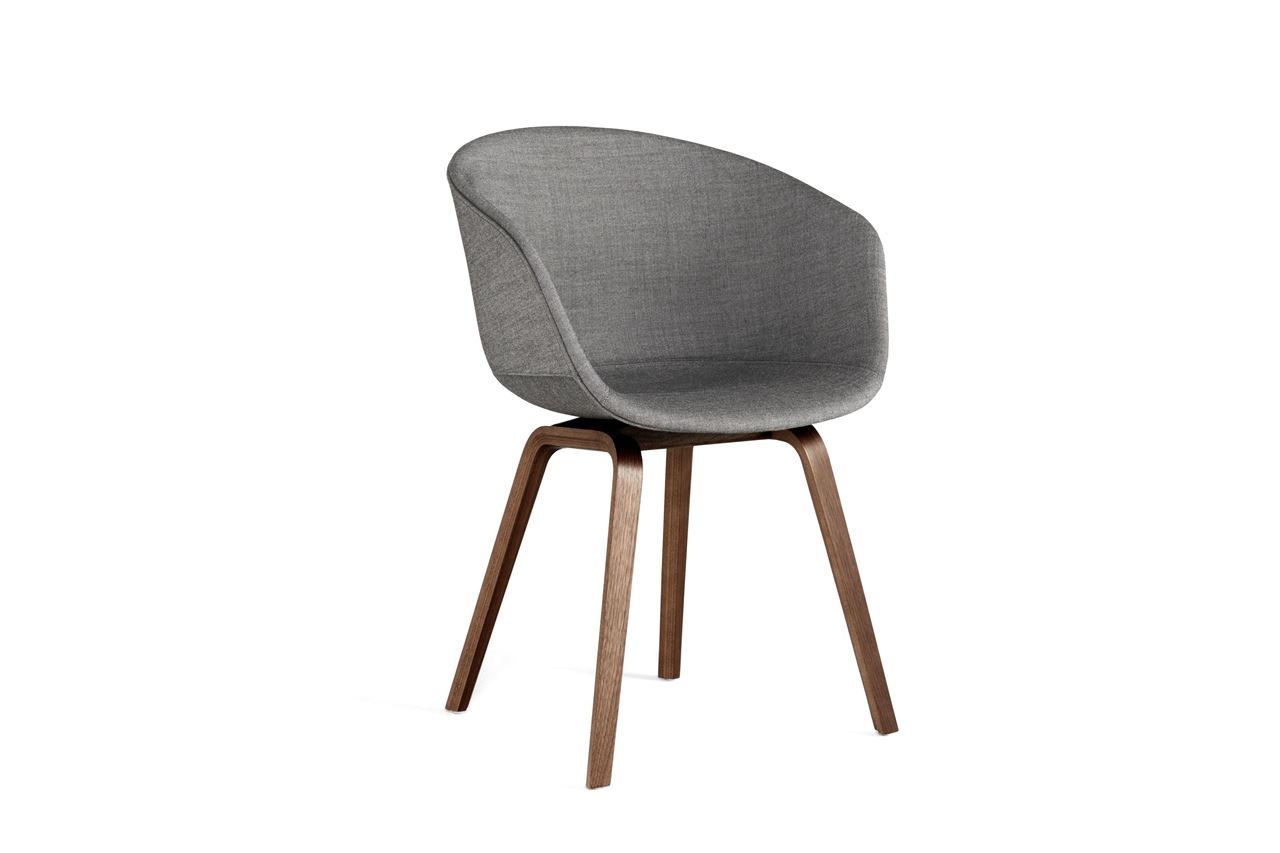 Billede af HAY AAC 23 About A Chair SH: 46 cm - Lacquered Walnut Veneer/Remix 152