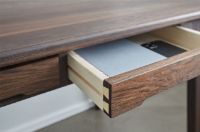 Billede af Duus & Møller Noréll Skrivebord L: 160 cm - Røget eg 