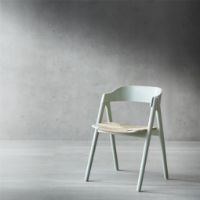 Billede af Findahl by Hammel METTE Spisebordsstol SH: 45 cm - Grønlakeret Bøg/Natur