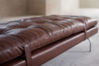 Billede af Søren Lund Dicentra 70 Daybed L: 190 cm - Teak Genova Læder/Flex Sokkel