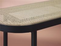 Billede af Warm Nordic Be My Guest Bænk L: 140 cm - Black Noir/French Cane