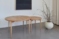 Billede af Duus & Møller Autumn Sofabord Ø: 80 cm - Massiv eg