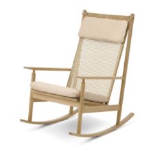 Billede af Warm Nordic Swing Rocking Chair H: 103 cm - Oak/Nature