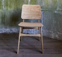 Billede af Duus & Møller Hippo Spisebordsstol SH: 45 cm - Massiv eg 