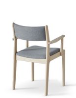 Billede af Findahl by Hammel Nybøl Stol SH: 47 cm - Sæbebehandlet Eg / Melange 60004