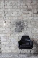 Billede af Bent Hansen Primum Asento Loungestol - Zenzo 207 Læder/Sort Stål