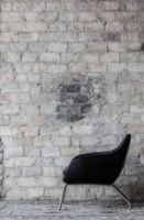 Billede af Bent Hansen Primum Asento Loungestol - Zenzo 207 Læder/Rustfri Stål