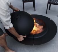 Billede af Cane-line Outdoor Ember Bålfad Låg Ø: 60 cm - Black