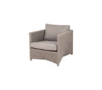 Billede af Cane-line Outdoor Diamond Loungestol inkl. Natté Hyndesæt SH: 40 cm - Soft Rope/Taupe