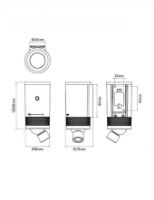 Billede af DCW Editions Vision 20/20 Omni Væglampe med Afbryder H: 12 cm - Sort