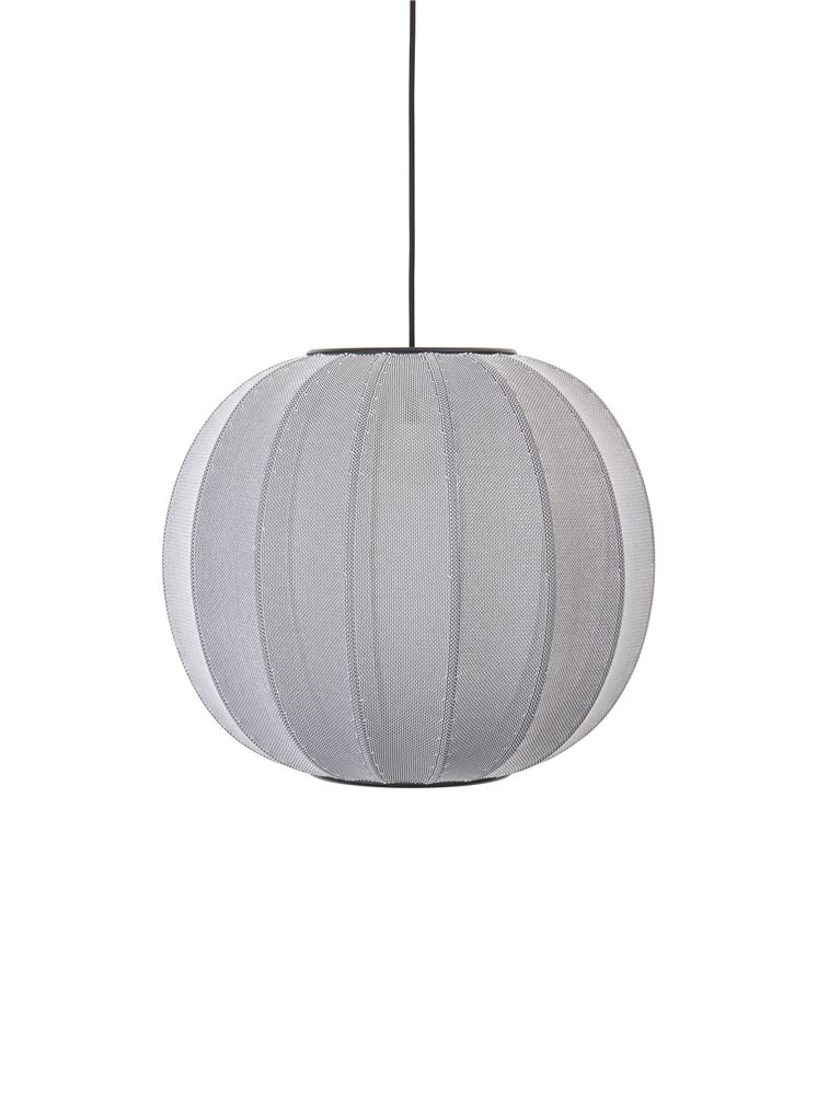 Billede af Made By Hand Knit-Wit Round Pendant Ø: 45 cm - Silver 