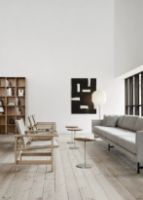 Billede af Fredericia Furniture 2031 The Canvas Chair af Børge Mogensen SH: 41,5 cm - Natur Canvas/Sæbebehandlet Eg