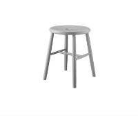 Billede af FDB Møbler J27 Skammel Børge Mogensen H: 45 cm - Bøg/Lys grå