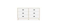 Billede af Normann Copenhagen Kabino Kommode 6 Skuffer L: 146,5 cm - Hvid