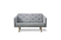 Billede af Fredericia Furniture 2002 No. 1 2 Pers. Sofa L: 143 cm - Hallingdal 130/Olieret Eg
