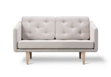 Billede af Fredericia Furniture 2002 No. 1 2 Pers. Sofa L: 143 cm - Sunniva 717/Sæbebehandlet Eg