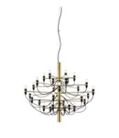 Billede af FLOS 2097/30 Lysekrone LED Ø: 88 cm - Messing/Klar Glas