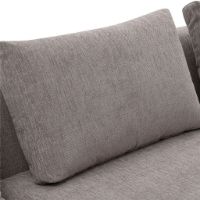 Billede af Wendelbo Edge V.2 Venstrevendt Hjørnesofa 289 x 229 cm - Soft 3/Sort Lakeret Stål
