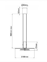 Billede af DCW Editions Delumina Pendant Ø: 40 cm - Black