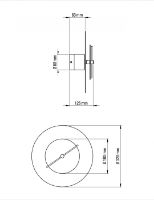 Billede af DCW Editions Delumina Wall 320 Væglampe Ø: 32 cm - Black