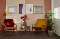 Billede af Warm Nordic Lean Back Lounge Chair SH: 41 cm - Oak/Terra