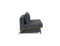Billede af Innovation Living Black Label ILB 500 Sovesofa 140-200 cm - Mozart Grey Bronze/Røget Eg