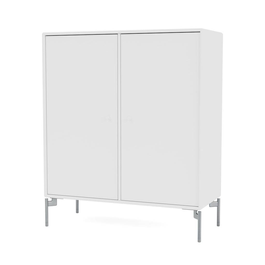 Billede af Montana QS Selection 1118 Cover Skab med ben 69,6x69,6x30 cm - 101 New White / Chrome