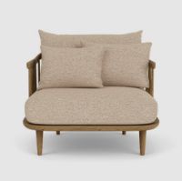 Billede af &Tradition Fly SC1 Lounge Chair SH: 40 cm - Smoked Oiled Oak/Karakorum 003