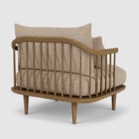 Billede af &Tradition Fly SC1 Lounge Chair SH: 40 cm - Smoked Oiled Oak/Karakorum 003