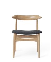 Billede af Warm Nordic Cow Horn Spisebordsstol SH: 46 cm - Oak/Anthracite 