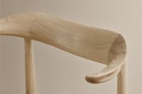 Billede af Warm Nordic Cow Horn Spisebordsstol SH: 46 cm - Oak/Anthracite 