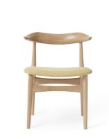 Billede af Warm Nordic Cow Horn Spisebordsstol SH: 46 cm - Oak/Vanilla