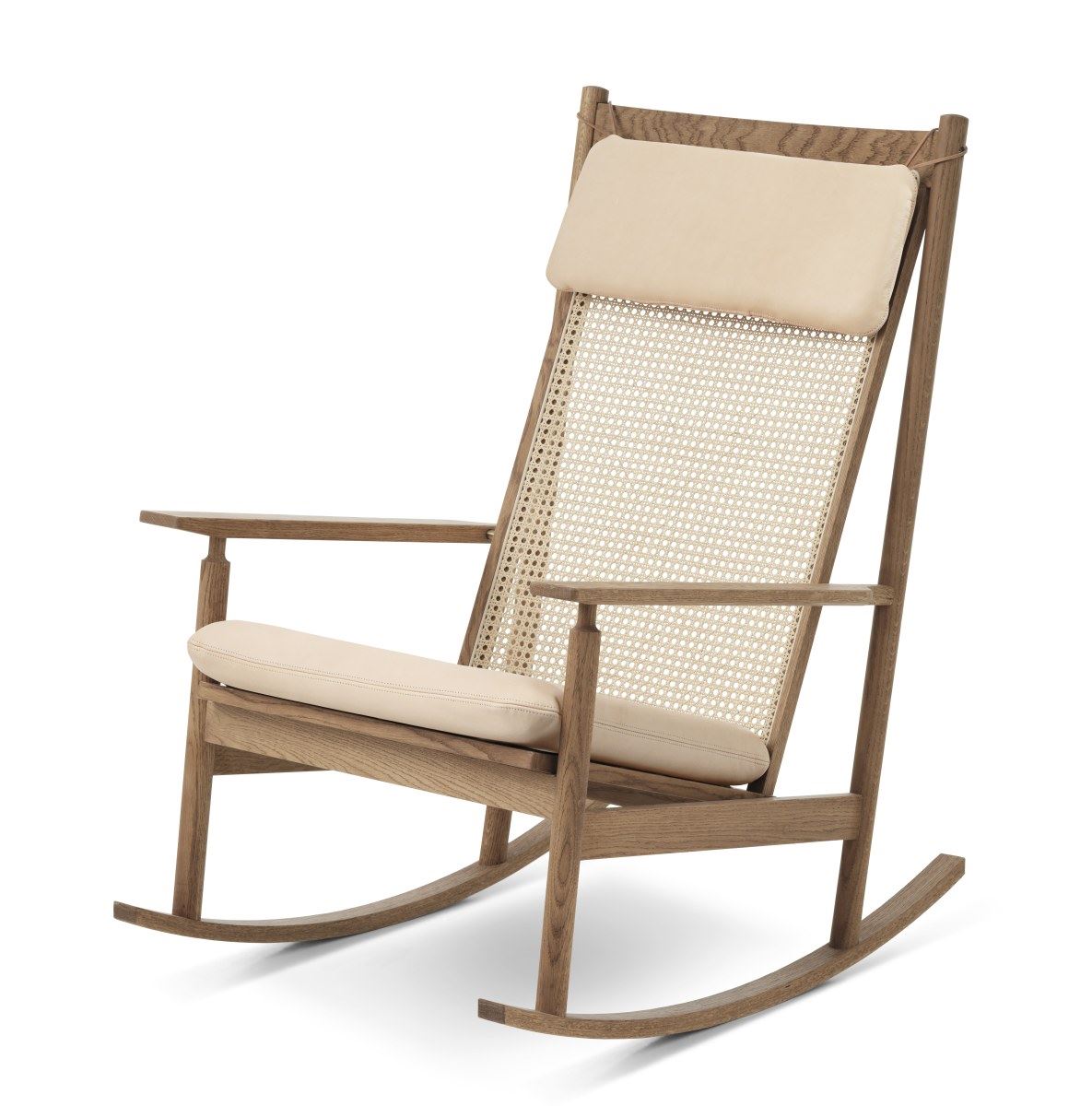 Billede af Warm Nordic Swing Rocking Chair H: 103 cm - Teak/Nature