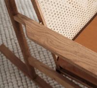 Billede af Warm Nordic Swing Rocking Chair H: 103 cm - Teak/Camel