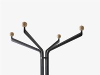 Billede af &Tradition Capture SC77 Coat Stand H: 183 cm - Graphite/Oak