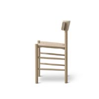 Billede af Fredericia Furniture 3239 J39 Mogensen Spisebordsstol SH: 46,5 cm - Sæbebehandlet Eg/Natur Flet 