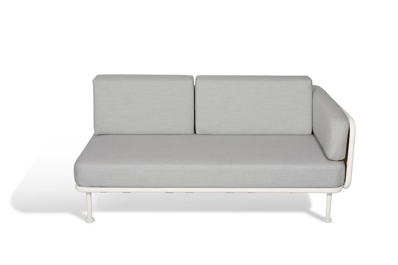 Billede af Mindo 100 2 Seater Module Right SH: 39,5 cm - ML00549 Off White