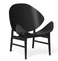 Billede af Warm Nordic The Orange Lounge Chair SH: 38 cm - Black 