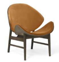Billede af Warm Nordic The Orange Lounge Chair SH: 38 cm - Smoked/Amber 