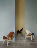 Billede af Warm Nordic The Orange Lounge Chair SH: 38 cm - Oak/Nature