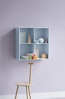 Billede af Montana Selection 1112 Show Bogreol med ben 69,6x69,6x30 cm - 137 Mushroom / Chrome