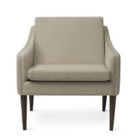 Billede af Warm Nordic Mr. Olsen Lounge Chair SH: 46 cm - Smoked Oak/Sand