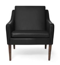 Billede af Warm Nordic Mr. Olsen Lounge Chair SH: 46 cm - Smoked Oak/Black 