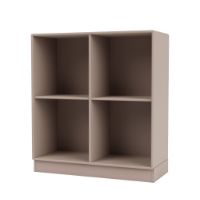 Billede af Montana Selection 1112 Show Bogreol med sokkel 7 cm 69,6x69,6x30 cm - 137 Mushroom