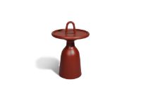 Billede af Mindo 104 Side Table w. Handle  Ø: 40 cm - Terra. Red