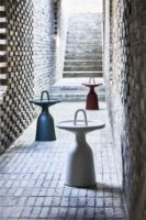 Billede af Mindo 104 Side Table w. Handle  Ø: 40 cm - Dark Grey