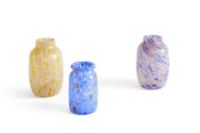 Billede af HAY Splash Vase Round L Ø: 18,5 cm - Light Pink/Blue 